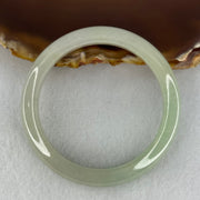 Baby Kids Type A Light Green Jadeite Bangle Internal Diameter 44.3mm 23.73g 8.9 by 6.4mm (Perfect) - Huangs Jadeite and Jewelry Pte Ltd