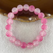 Dyed Agate Faceted Beads Bracelet 25.30g 15cm 10.3mm 19Beads - Huangs Jadeite and Jewelry Pte Ltd