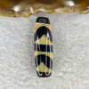 Natural Powerful Tibetan Old Oily Agate Double Tiger Tooth Daluo Dzi Bead Heavenly Master (Tian Zhu) 双虎呀天诛 8.54g 38.0 by 11.9 mm - Huangs Jadeite and Jewelry Pte Ltd