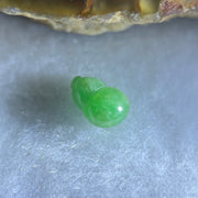 Type A Old Mine Spicy Green Jadeite Hulu Charm Stone For Setting 0.23g 8.0 by 5.5 by 2.8mm - Huangs Jadeite and Jewelry Pte Ltd