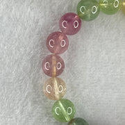 Very Good Natural Tourmaline Crystal Beads Bracelet 26.01g 14cm 9.9mm 18Beads - Huangs Jadeite and Jewelry Pte Ltd