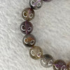 Natural Auralite Crystal Bracelet 极光手链 27.01g 10.3 mm 18 Beads - Huangs Jadeite and Jewelry Pte Ltd