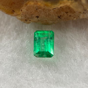 Natural Colombia Green Emerald (Beryl) Cut-Cornered Rectangular step cut 0.50ct 5.5 by 3.7 by 3.2mm - Huangs Jadeite and Jewelry Pte Ltd