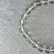 Natural Clear Quartz Bracelet 天然白水晶手链 18.58g 16.5cm 8.4mm 24 Beads - Huangs Jadeite and Jewelry Pte Ltd