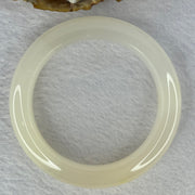 White Quartzite Jade Bangle 天山玉手镯 Internal Diameter 55.6mm 63.79g 14.2 by 10.3mm - Huangs Jadeite and Jewelry Pte Ltd
