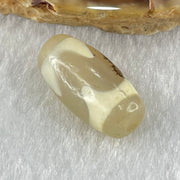 Natural Powerful Tibetan Old Oily Agate Tiger Tooth Daluo Dzi Bead Heavenly Master (Tian Zhu) 虎呀天诛 3.00g 20.1 by 10.1mm - Huangs Jadeite and Jewelry Pte Ltd