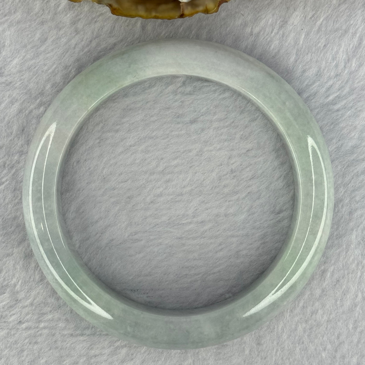 Type A Light Lavender Green Jadeite Bangle 65.05g Internal Diameter 56.4mm 13.3 by 8.8mm (Very Slight Internal Line) - Huangs Jadeite and Jewelry Pte Ltd