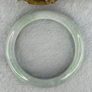 Type A Light Lavender Green Jadeite Bangle 65.05g Internal Diameter 56.4mm 13.3 by 8.8mm (Very Slight Internal Line) - Huangs Jadeite and Jewelry Pte Ltd