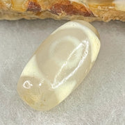 Natural Powerful Tibetan Old Oily Agate 3 Eyes Dzi Bead Heavenly Master (Tian Zhu) 三眼天诛 2.92g 19.3 by 10.2mm - Huangs Jadeite and Jewelry Pte Ltd