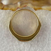 Natural Princess Square Cut Shape Rubies with Natural Diamonds in 18K Yellow Gold Ring R2.6cts D1.0 Total 5.83g US6.75 HK15 - Huangs Jadeite and Jewelry Pte Ltd