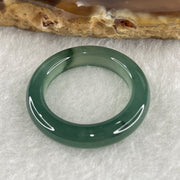 Certified Natural Type A Icy Blueish Green Jadeite Ring 3.48g 4.7 by 4.0mm US 7.4 HK 16.4 (Perfect) - Huangs Jadeite and Jewelry Pte Ltd