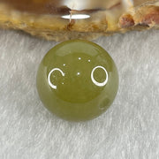 Type A Brown Jadeite Bead For Bracelet/Necklace 4.40g 13.8mm - Huangs Jadeite and Jewelry Pte Ltd