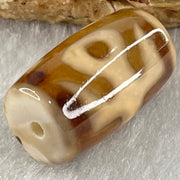 Natural Powerful Tibetan Old Oily Agate Patina Guiren Tairen Human Dzi Bead Totem Amulet Heavenly Master (Tian Zhu) 贵人天诛 4.77g 19.6 by 11.8mm - Huangs Jadeite and Jewelry Pte Ltd
