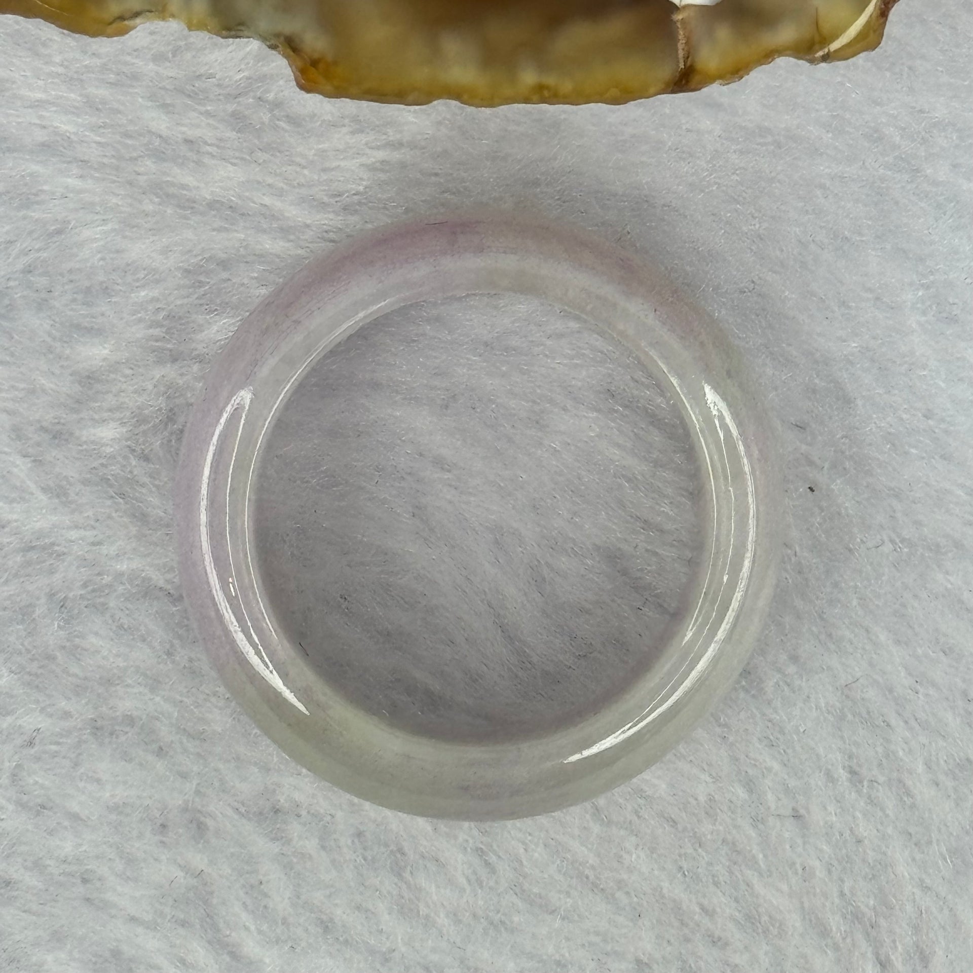 Type A Lavender Jadeite Ring 6.81g 10.1 by 3.7mm US9.5 HK21 - Huangs Jadeite and Jewelry Pte Ltd