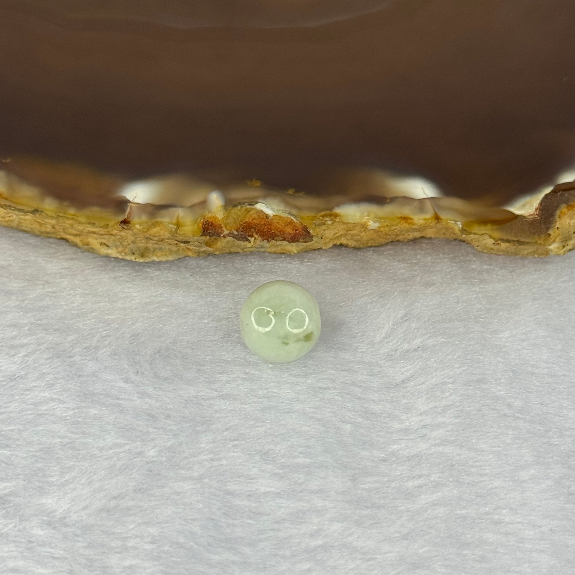 Type A Sky Blue Jadeite Bead for Bracelet/Necklace/Earrings/Rings 1.46g 9.4mm - Huangs Jadeite and Jewelry Pte Ltd
