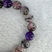 Natural Super 7 Crystal Bracelet 25.20g 9.8 mm 20 Beads - Huangs Jadeite and Jewelry Pte Ltd