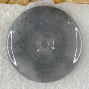 Type A Semi Icy Wuji Grey with Lavender Jadeite Ping An Kou Pendant 13.82g 35.3 by 5.4mm - Huangs Jadeite and Jewelry Pte Ltd