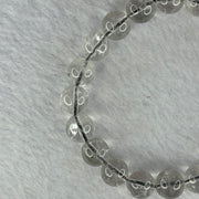 Natural Titanium Rutilated Clear Quartz 24.44g 16.5cm 9.7mm 20 Beads - Huangs Jadeite and Jewelry Pte Ltd