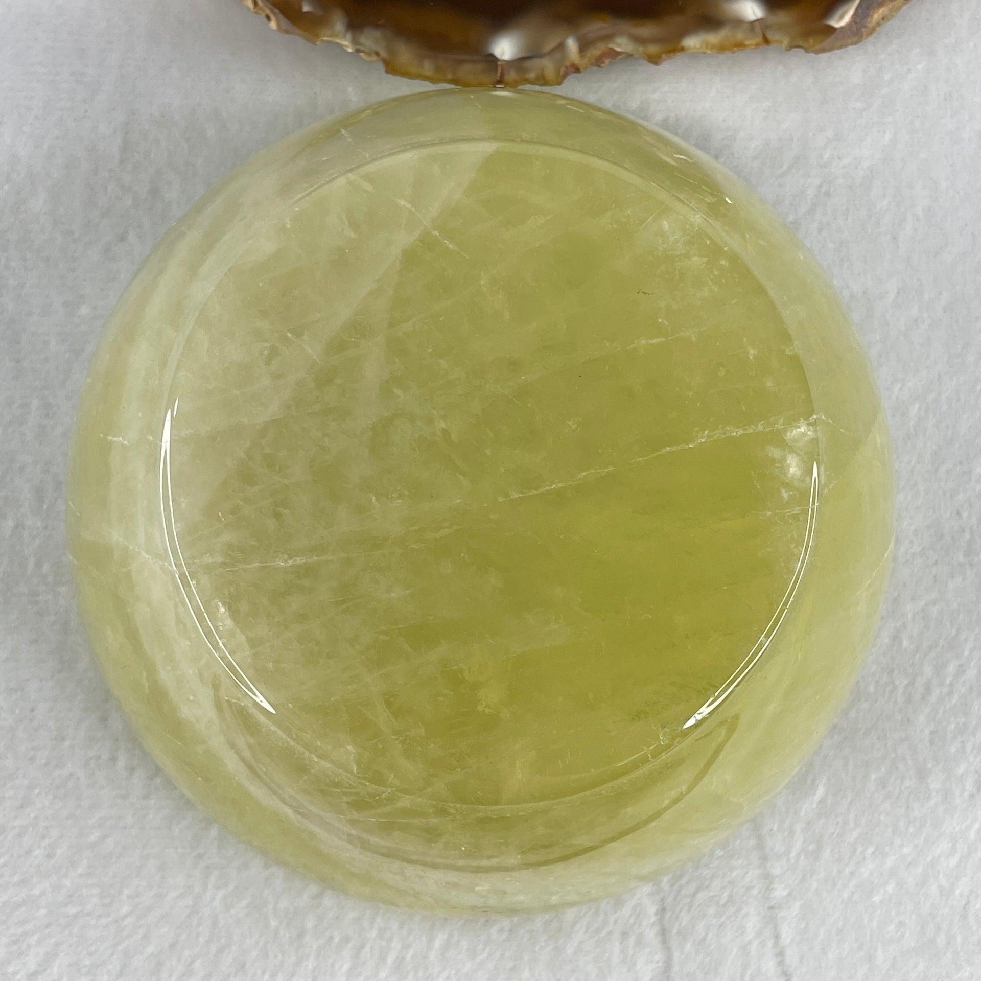 Natural Citrine Bowl Display 488.30g 109.5 by 47.7mm - Huangs Jadeite and Jewelry Pte Ltd