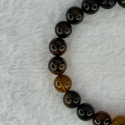 Natural Mixed Amber Beads Bracelet 7.82g 15.5cm 8.7mm 22 Beads - Huangs Jadeite and Jewelry Pte Ltd
