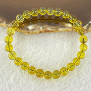 Natural Purple Honey Amber Beads Bracelet 天然紫蜜琥珀手链 3.33g 7.1mm 27 Beads - Huangs Jadeite and Jewelry Pte Ltd