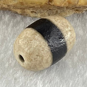 Natural Powerful Tibetan Old Oily Agate 1 Lines Dzi Bead Heavenly Master (Tian Zhu) 2.08g 13.5 by 10.1mm - Huangs Jadeite and Jewelry Pte Ltd