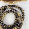 Natural Wild Vietnam Lu Qi Nan Agarwood Beads Necklace 天然野生越南鹿其南沉香珠项链 31.50g 84cm 8.7mm 108 + 6 Beads - Huangs Jadeite and Jewelry Pte Ltd