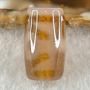 Natural Powerful Tibetan Old Oily Agate Patina Guiren Tairen Human Dzi Bead Totem Amulet Heavenly Master (Tian Zhu) 贵人天诛 4.82g 20.0 by 11.8mm - Huangs Jadeite and Jewelry Pte Ltd