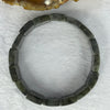 Natural Labradorite Bracelet 37.25g 17cm 16.3 by 12.2 by 6.7mm 16pcs - Huangs Jadeite and Jewelry Pte Ltd