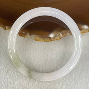 Type A Light Lavender and Light Green Jadeite Bangle 27.65g Inner Diameter 53.4mm 7.4 by 7.8mm (Close to Perfect) - Huangs Jadeite and Jewelry Pte Ltd