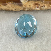 Natural Sky Blue Topaz Oval Shape 10.39ct 14.8 by 11.6 by 7.2mm - Huangs Jadeite and Jewelry Pte Ltd