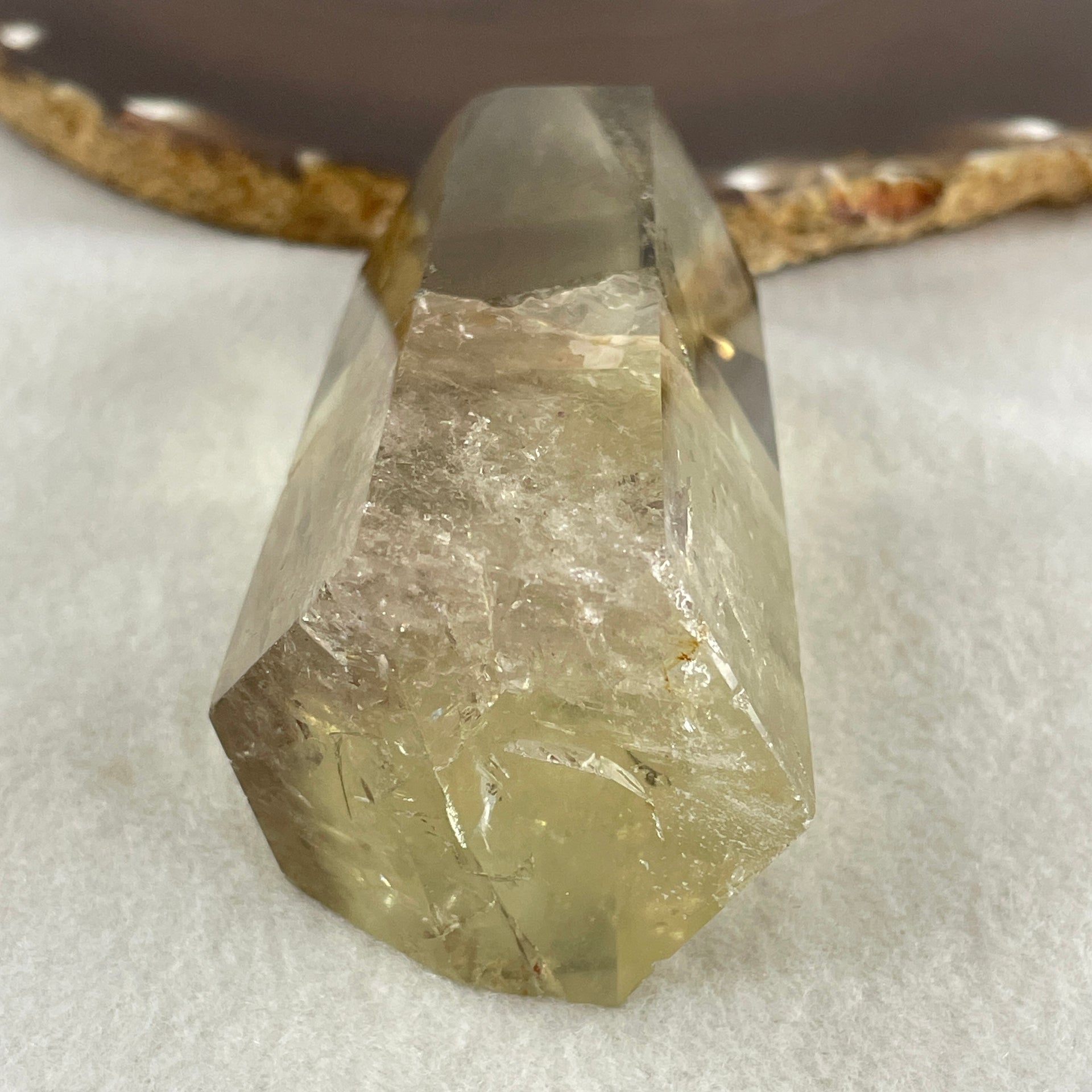 Natural Smoky Quartz Tower Display 194.23g 91.5 by 36.3 by 41.5mm - Huangs Jadeite and Jewelry Pte Ltd
