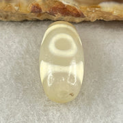 Natural Powerful Tibetan Old Oily Agate 3 Eyes Dzi Bead Heavenly Master (Tian Zhu) 三眼天诛 3.15g 20.0 by 10.5mm - Huangs Jadeite and Jewelry Pte Ltd