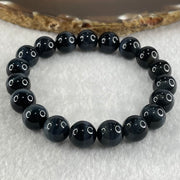 Natural Blue Tiger Eye Quartz Beads Bracelet 29.18g 16.5cm 10.5mm 19 Beads - Huangs Jadeite and Jewelry Pte Ltd