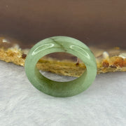 Type A Green with Brown Jadeite Ring 3.91g 5.8 by 3.6mm US7.25 HK15.75 (Slight External Line) - Huangs Jadeite and Jewelry Pte Ltd