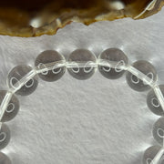 Natural Clear Quartz Beads Bracelet 天然白水晶手链 45.93g 17.5cm 12.9mm 16 Beads - Huangs Jadeite and Jewelry Pte Ltd