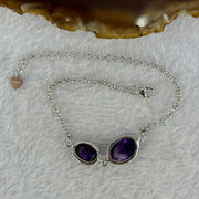 Above Average Natural Super 7 in S925 Sliver Bracelet 3.49g 11.0 by 8.2 by 5.2mm - Huangs Jadeite and Jewelry Pte Ltd