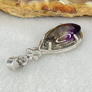 Above Average Grade Natural Super 7 Quartz in S925 Pendant 2.70g 16.0 by 8.2 by 4.5mm - Huangs Jadeite and Jewelry Pte Ltd