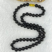 Special Natural Old Black King Amber Beads Necklace 特一天然老黑王琥珀项链 15.94g 45cm  8.0mm 59 Beads - Huangs Jadeite and Jewelry Pte Ltd