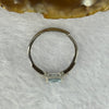 Natural Blue Topaz in 925 Sliver Ring (Adjustable Size) 1.67g 6.5 by 3.5mm - Huangs Jadeite and Jewelry Pte Ltd