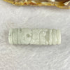 Type A Faint Lavender Jadeite Dragon Pillar Pendant 17.65g Height 42.5mm Width 13.5mm - Huangs Jadeite and Jewelry Pte Ltd