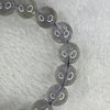Above Average Grade Natural Blue Super 7 Crystal Bracelet 天然蓝超七水晶手链 39.80g 17.5cm 11.9mm 17 Beads - Huangs Jadeite and Jewelry Pte Ltd