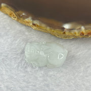 Type A Light Lavender Jadeite Pixiu Pendent A货浅紫色翡翠貔貅牌 6.48g 23.5 by 13.0 by 10.4 mm - Huangs Jadeite and Jewelry Pte Ltd