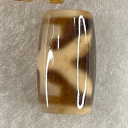 Natural Powerful Tibetan Old Oily Agate Patina Guiren Tairen Human Dzi Bead Totem Amulet Heavenly Master (Tian Zhu) 贵人天诛 4.85g 20.1 by 11.8mm - Huangs Jadeite and Jewelry Pte Ltd