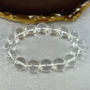 Natural Clear Quartz Beads Bracelet 天然白水晶手链 46.13g 17.5cm 12.9mm 16 Beads - Huangs Jadeite and Jewelry Pte Ltd
