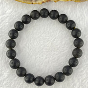Natural Iron Blood King Amber Beads Bracelet 天然铁血王琥珀手链 9.22g 16.5cm 9.7mm 21 Beads - Huangs Jadeite and Jewelry Pte Ltd