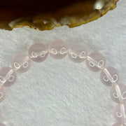 Natural Rose Quartz Beads Bracelet 天然玫瑰石英珠手链 26.55g 16cm 10.1mm 19 Beads - Huangs Jadeite and Jewelry Pte Ltd