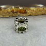 Natural Czech Republic Moldavite Meteorite Crystal in S925 Sliver Bracelet Charm 2.35g 15.1 by 11.5 by 9.3 / 6.0 by 3.5 by 2.0mm - Huangs Jadeite and Jewelry Pte Ltd
