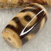 Natural Powerful Tibetan Old Oily Agate Patina Guiren Tairen Human Dzi Bead Totem Amulet Heavenly Master (Tian Zhu) 贵人天诛 4.85g 20.1 by 11.8mm - Huangs Jadeite and Jewelry Pte Ltd