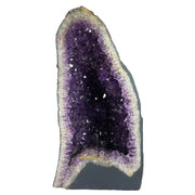 Natural Brazil Cacoxenite Amethyst Cave with White Calcite 22,7163kg 267.0x220.0x520.0mm - Huangs Jadeite and Jewelry Pte Ltd